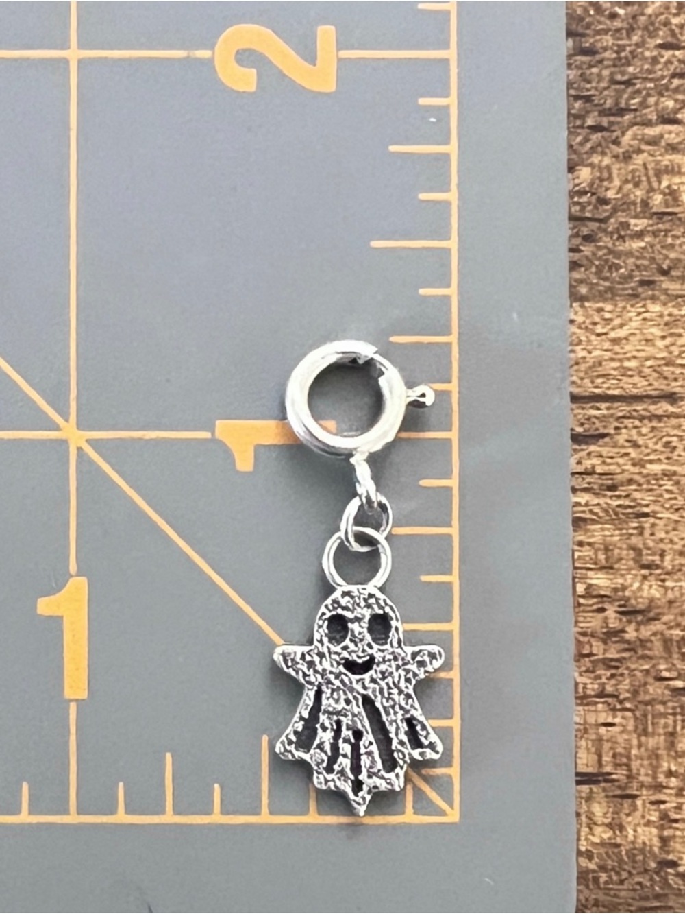 Krush Kandy Sterling Silver 925 Opal Halloween Ring and Pendant charm ghost - Picture 5 of 11